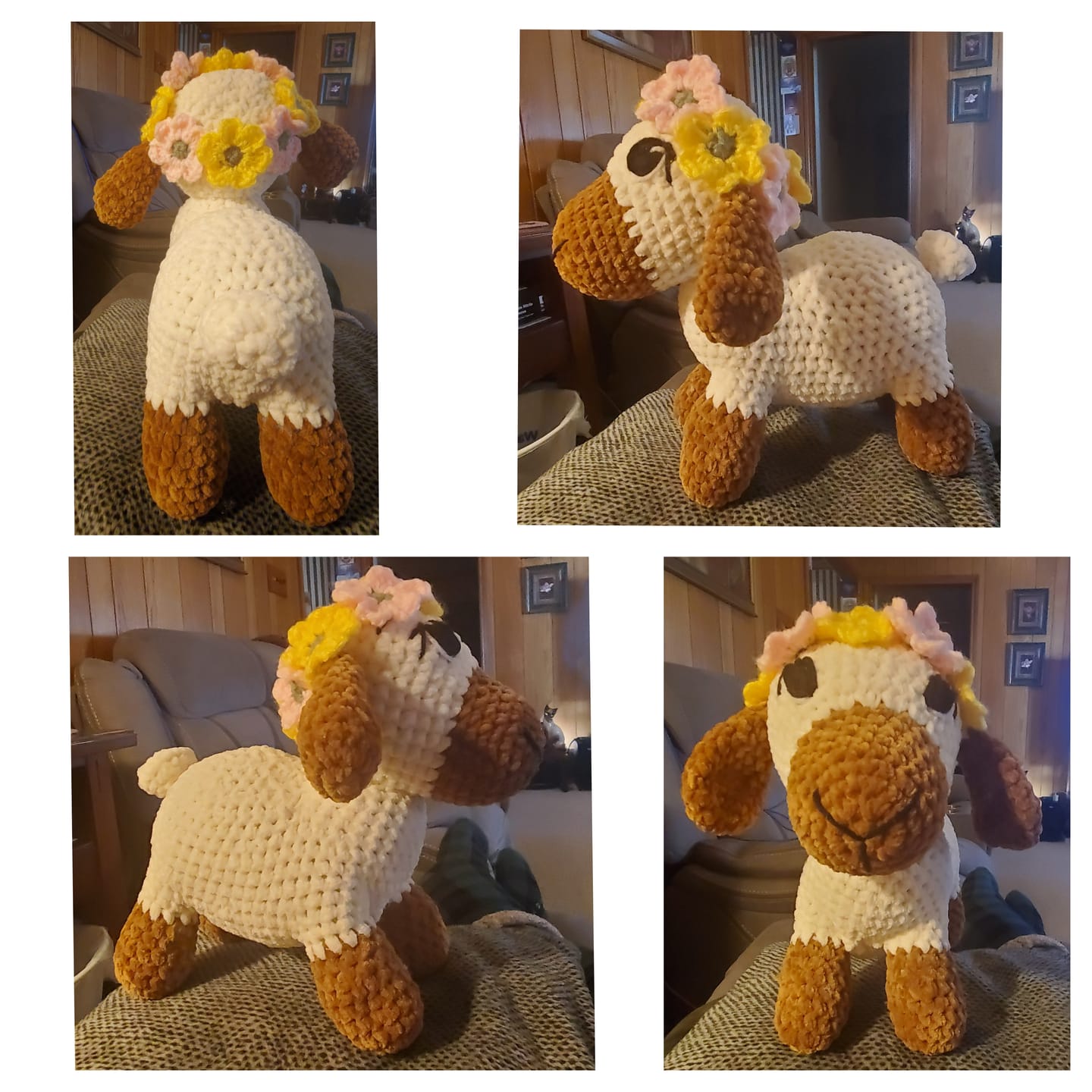 Customer photo review of Lamb Crochet Pattern PDF Download