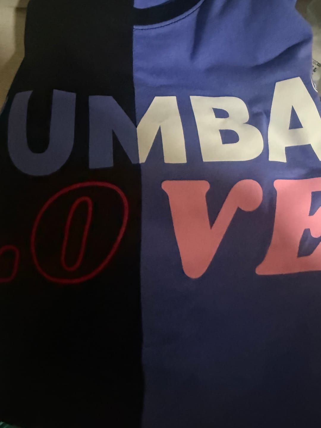 Customer photo review of Zumba Love Men's Oversized Crew Neck Tee