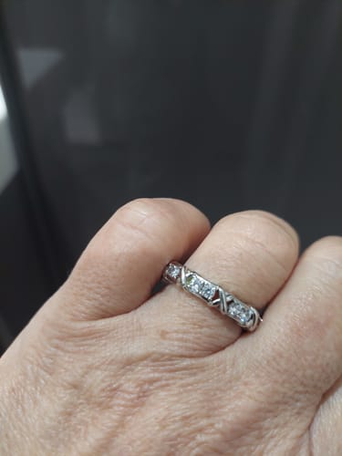 Customer photo review of SIXTEEN STONE SILVER RING