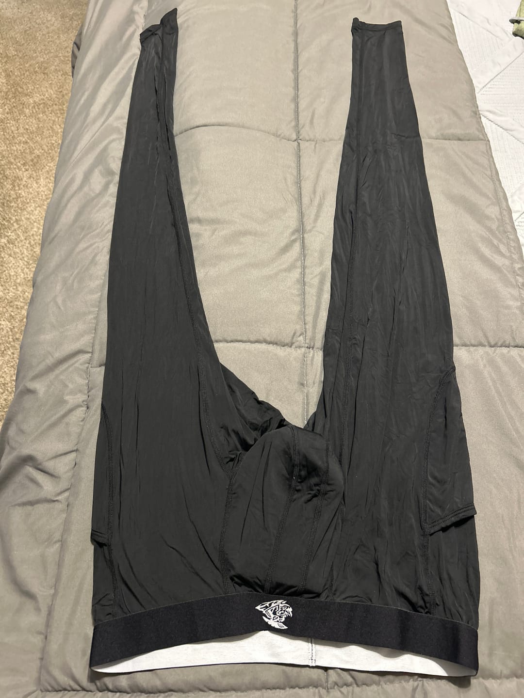 Customer photo review of Nylon 28in Leggings No Fly 1pk Black