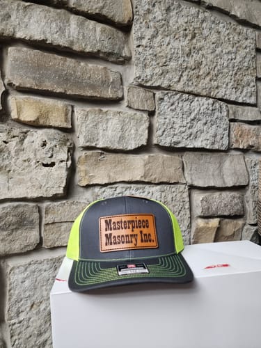 Customer photo review of Premium Custom Leather Patch Hats (Wholesale)
