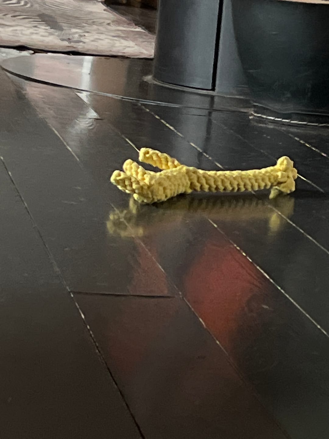 Customer photo review of Diego Dackel – Handgefertigtes Kauspielzeug aus Baumwolle für Hunde