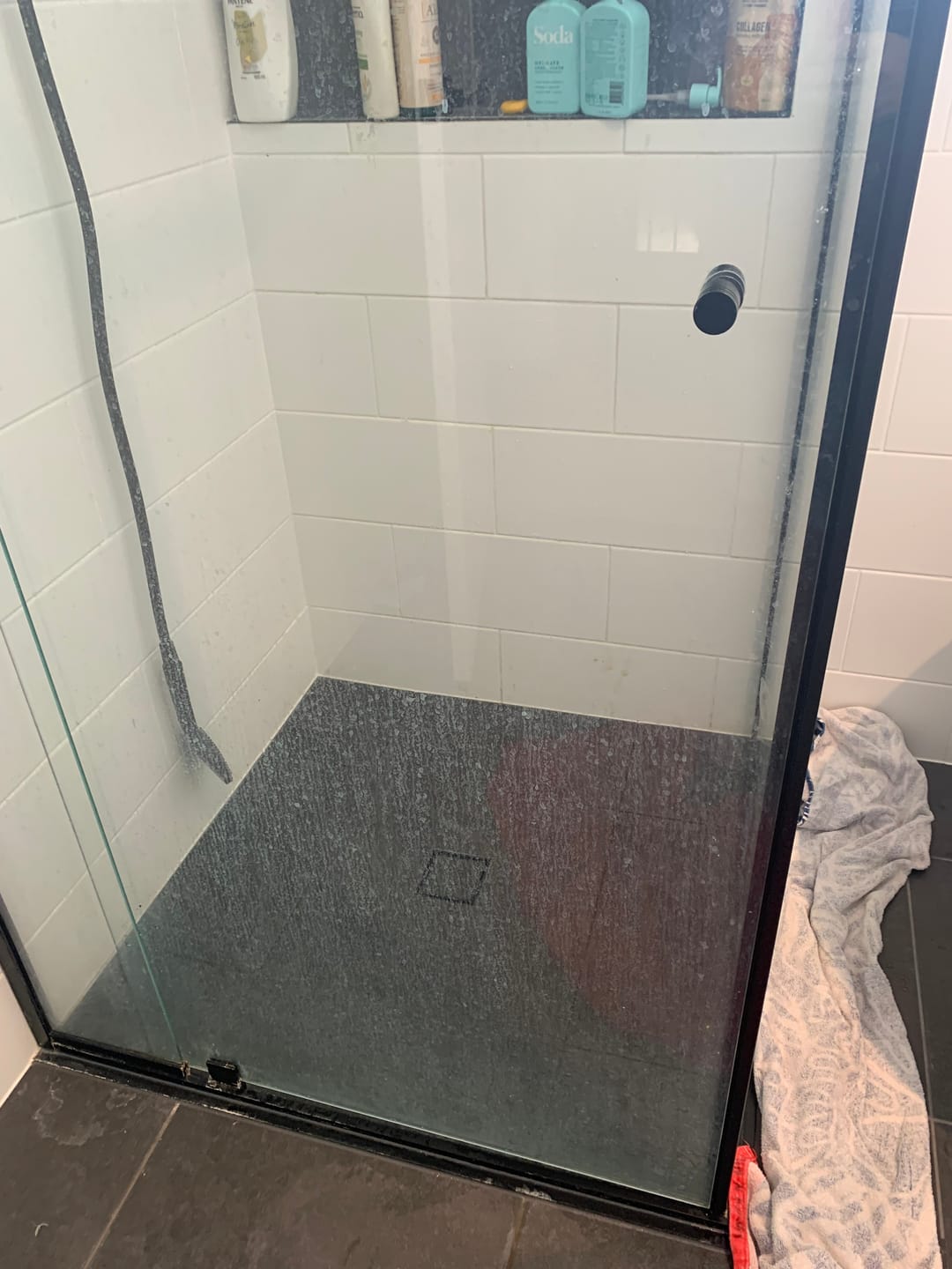 Customer photo review of GLASSGUARD® Glass Restoration Stain Remover Diamond Edition