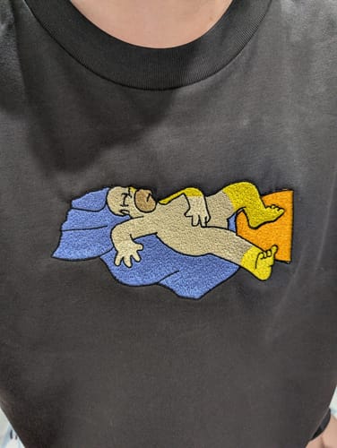Customer photo review of CUSTOM Men's Minus T-Shirt