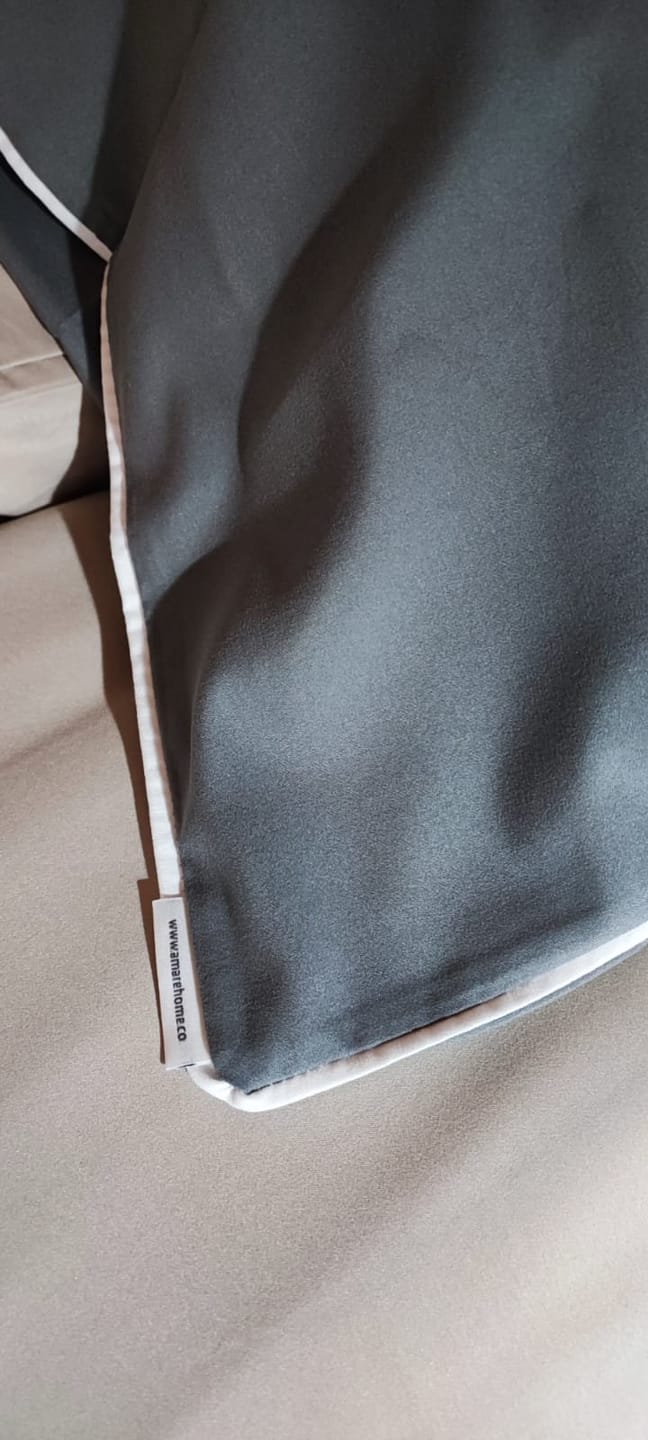 Customer photo review of Duvet Cover Londres Grey - Colección Mare
