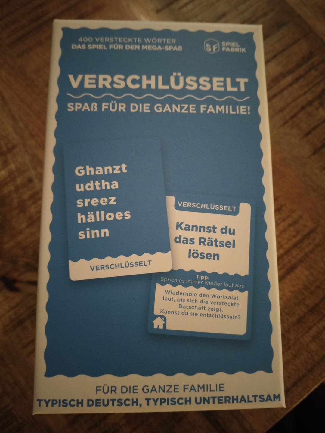 Customer photo review of VERSCHLÜSSELT FAMILIENEDITION