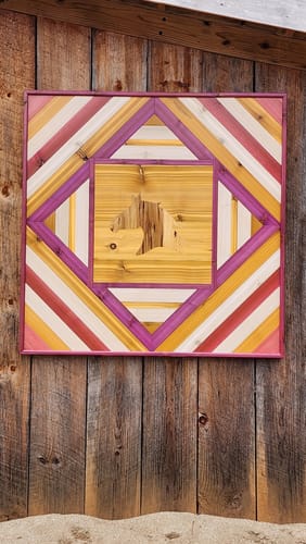 Customer photo review of 16x12" Horse Head 2 Acrylic Router Template