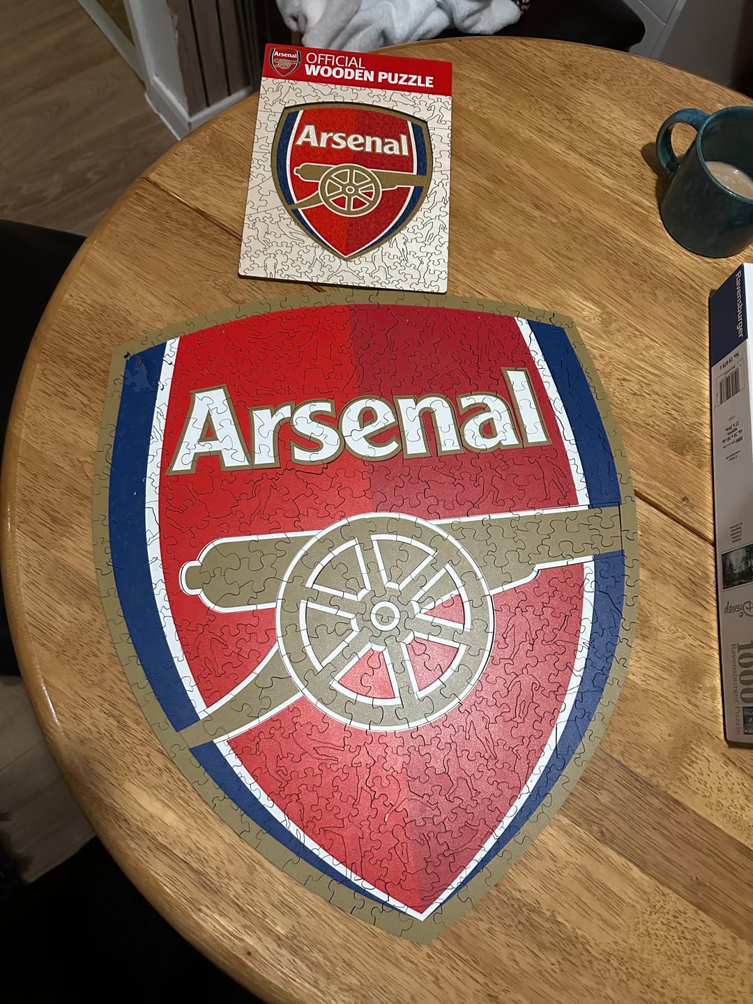 Customer photo review of Arsenal FC® Crest - Wooden Puzzle