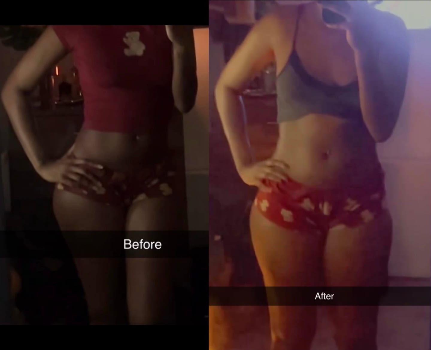 Customer photo review of HOUR GLASS WEIGHTGAIN