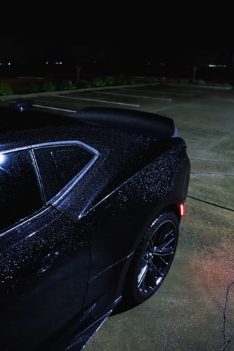 Customer photo review of 2016-2024 Camaro Type-X Double Sided Gloss Carbon Fiber Trunk W/ Integrated Spoiler