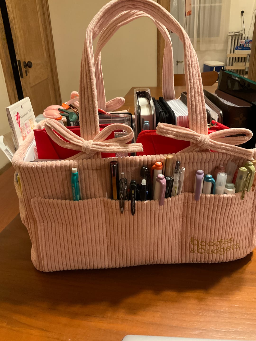 Customer photo review of Binder Caddy
