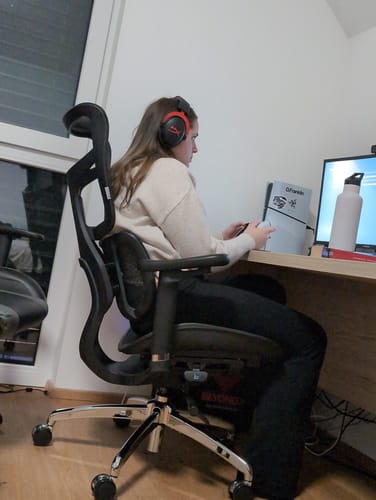 Customer photo review of Sihoo Doro S100 Ergonomic Office Chair With Dual Dynamic Lumbar Support