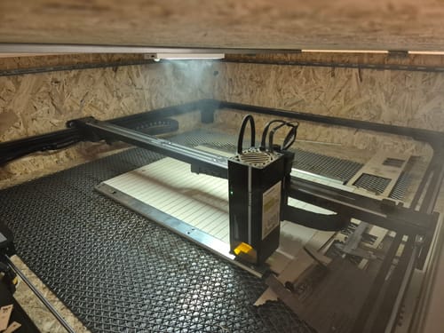 Customer photo review of AtomStack A70 Max Laser Cutter