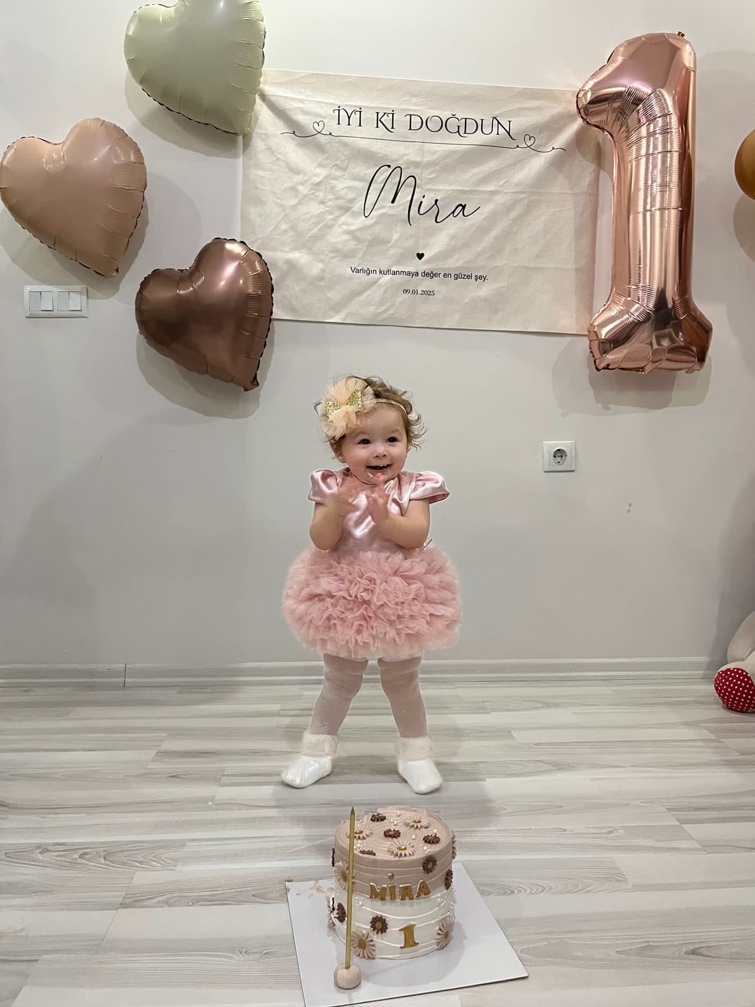 Customer photo review of Kişiselleştirilebilir Doğum Günü Örtüsü (#106)