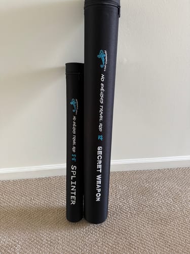 Customer photo review of 12ft "Secret Weapon" Crab Snare/Surf No Excuses Travel Rod, 5-Piece Heavy Action