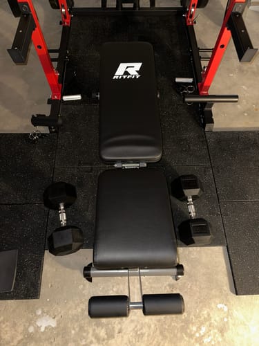 Customer photo review of RitFit Rubber Hex Dumbbells Pairs and Sets
