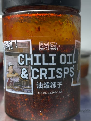 Customer photo review of XFF Chili Oil & Crisps Jar