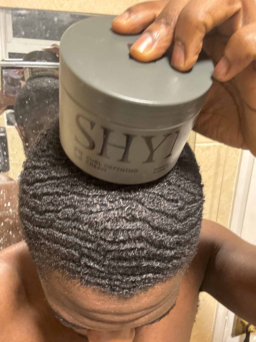 Customer photo review of Curl Defining Cream