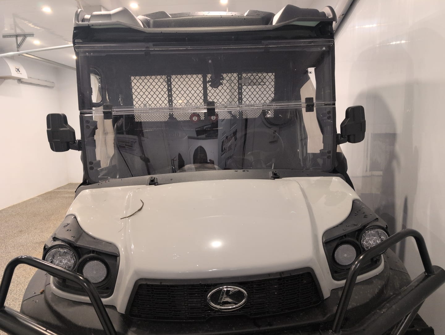 Customer photo review of Side Mirrors and Rear Mirror with 1.75" to 2" Roll Bar Cage