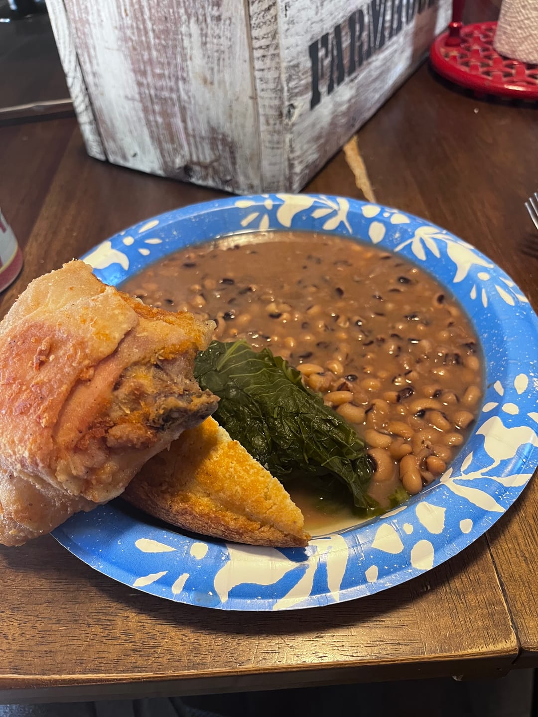 Customer photo review of Cousin T's Gourmet King Trump Fried Chicken Mix