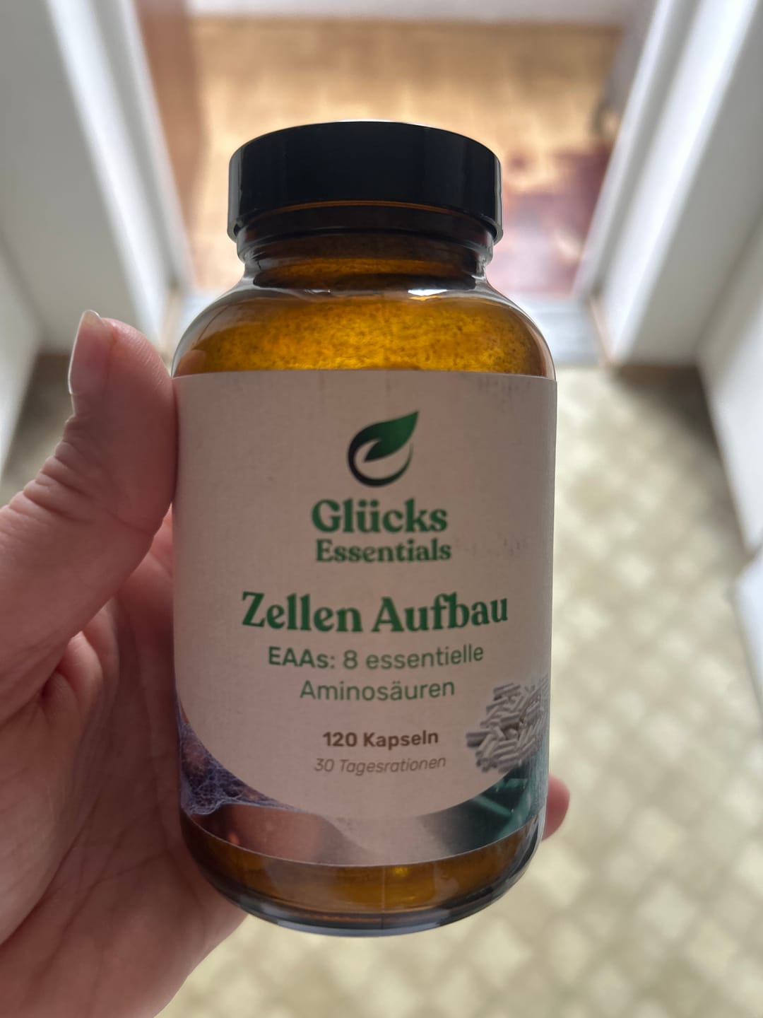 Customer photo review of Zellenaufbau - EAAs essentielle Aminosäuren - 120 Stück