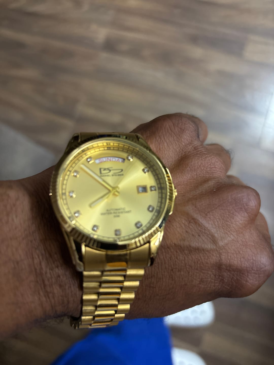 Customer photo review of Hampshire Automatic Gold Men's Watch