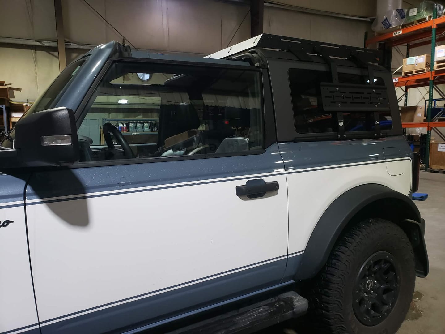 Customer photo review of Modular Half Rack For The Ford Bronco