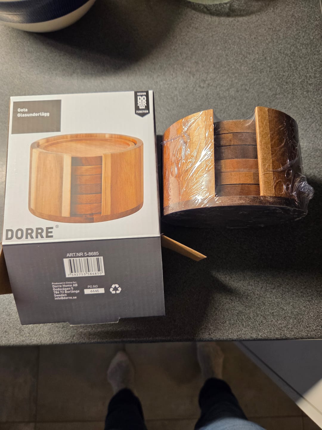 Customer photo review of Dorre Gota Glasunderlägg