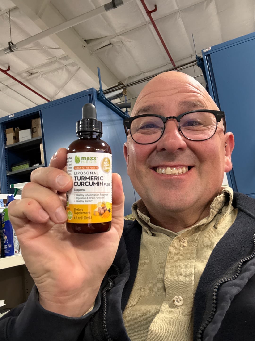 Customer photo review of Turmeric Curcumin Extract - Liposomal, Black Pepper & Ginger