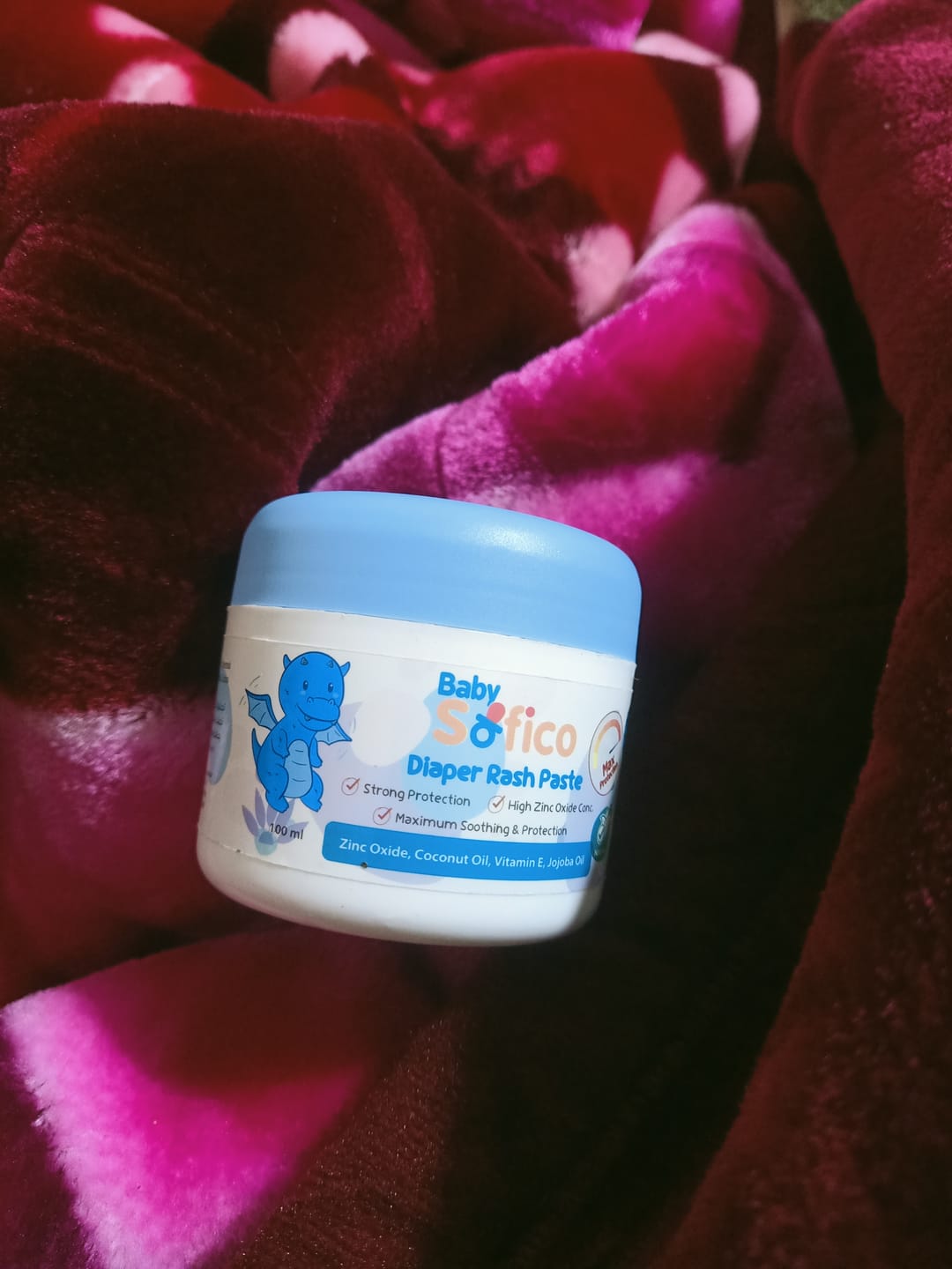 Customer photo review of Sofico Baby Diaper Rash Cream Max Strength 100 ml