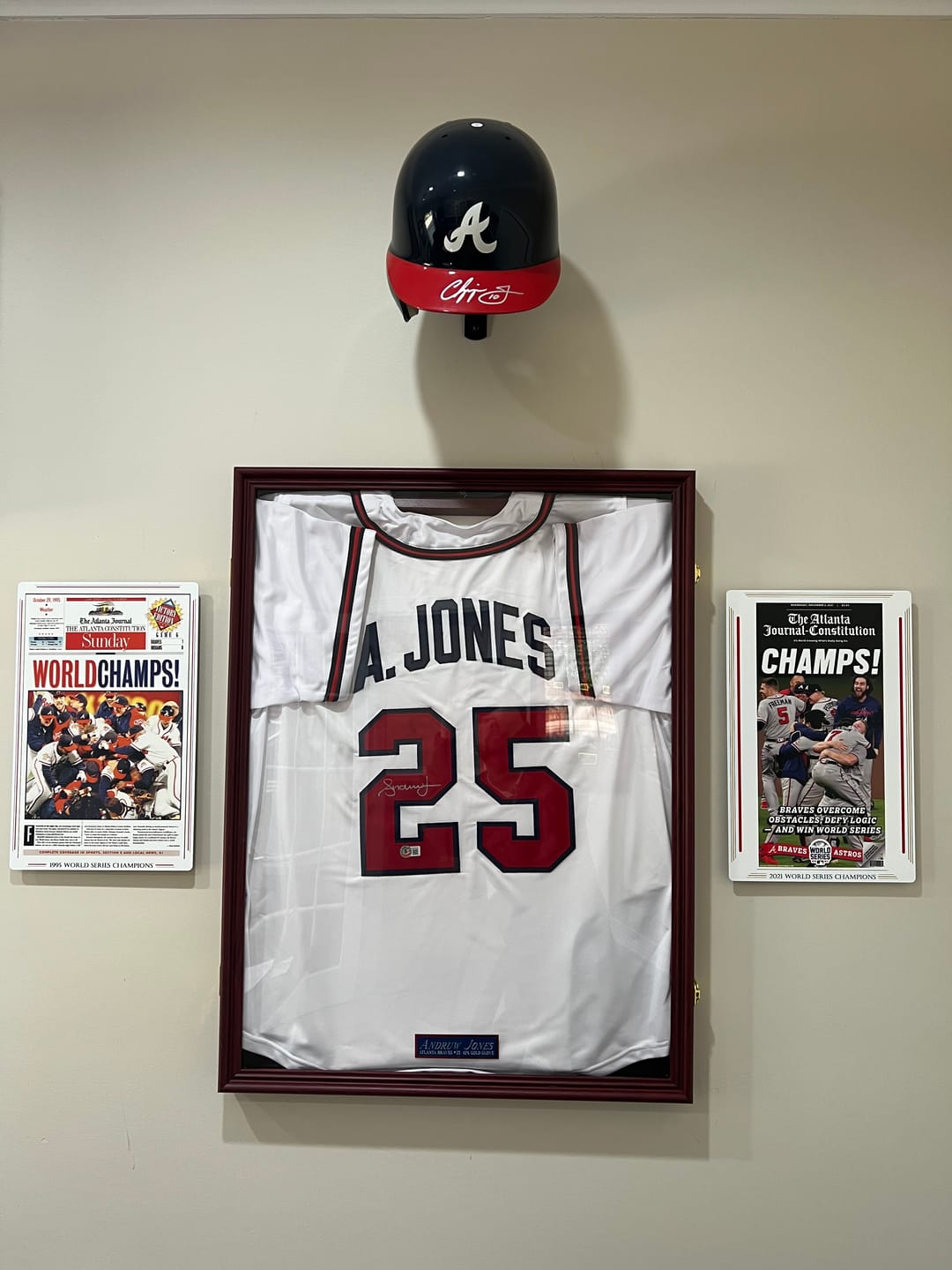 Customer photo review of The Atlanta Journal Constitution Braves 2021 WORLD SERIES Front Page - NOV 3, 2021