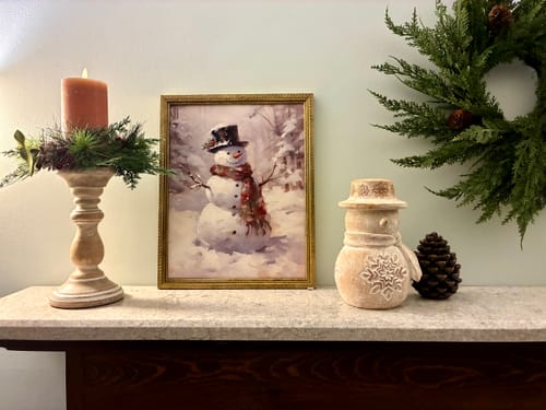 Customer photo review of Resin Decorative Pinecone