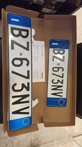 Customer photo review of REPLICA TARGHE ITALIANE – PERSONALIZZATA