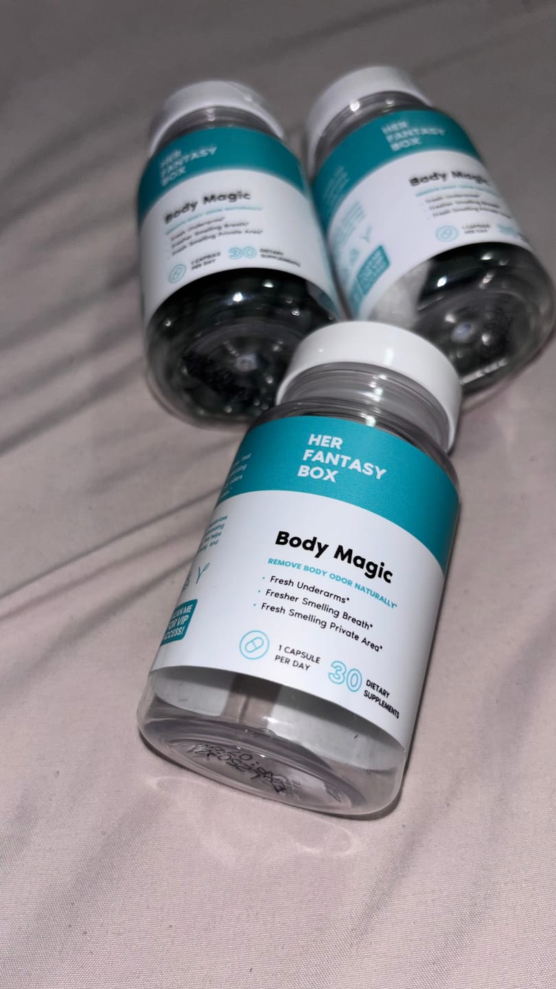 Customer photo review of Body Magic Chlorophyll Pill for Feminine Odor - 3 pk