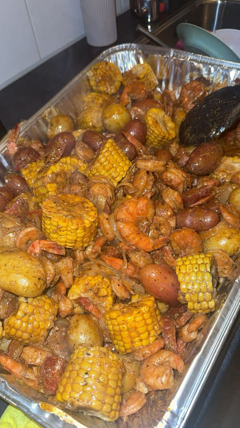 Customer photo review of Seafood Boil Bomb