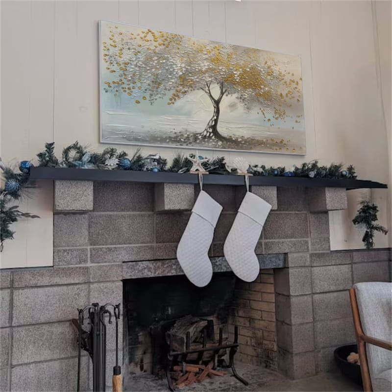 Customer photo review of Tree Abstract Textured Wall Art #TP042
