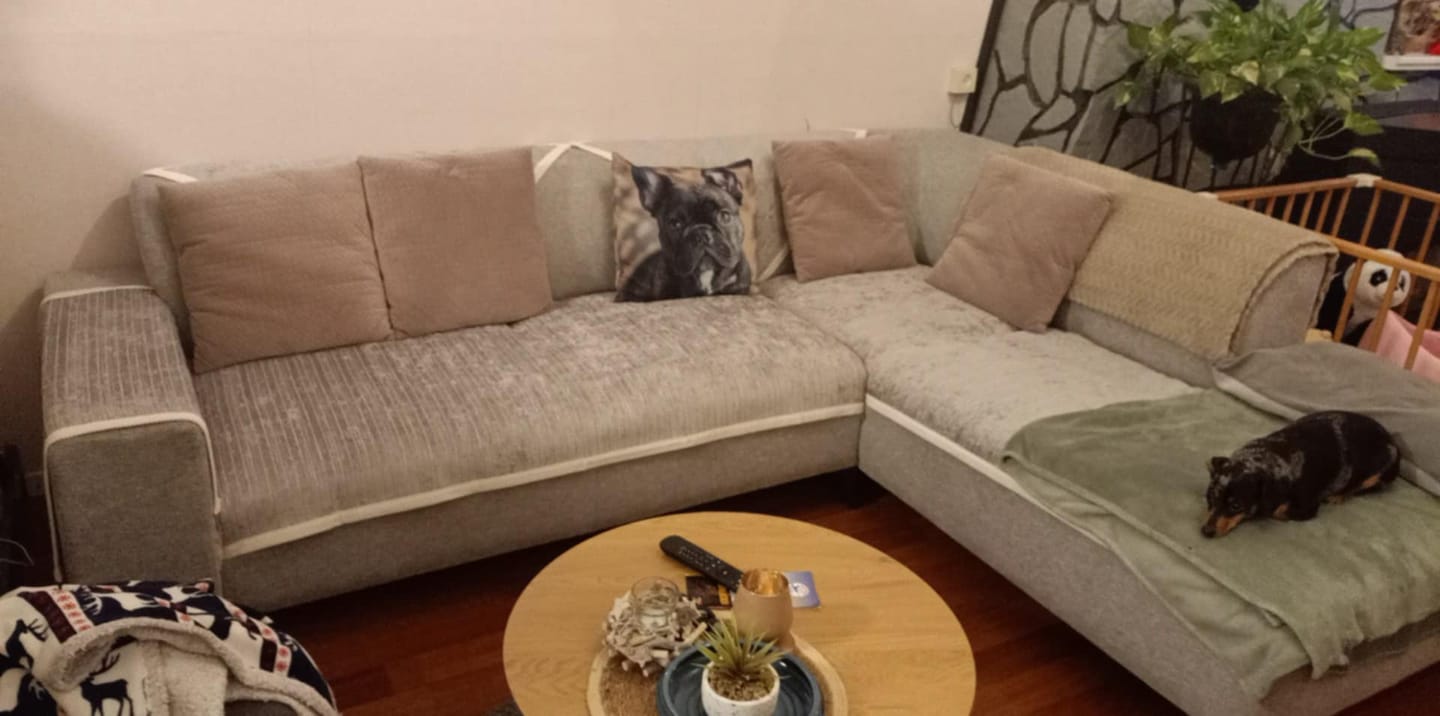 Customer photo review of StayCover - Antislip Beschermende Bankhoes