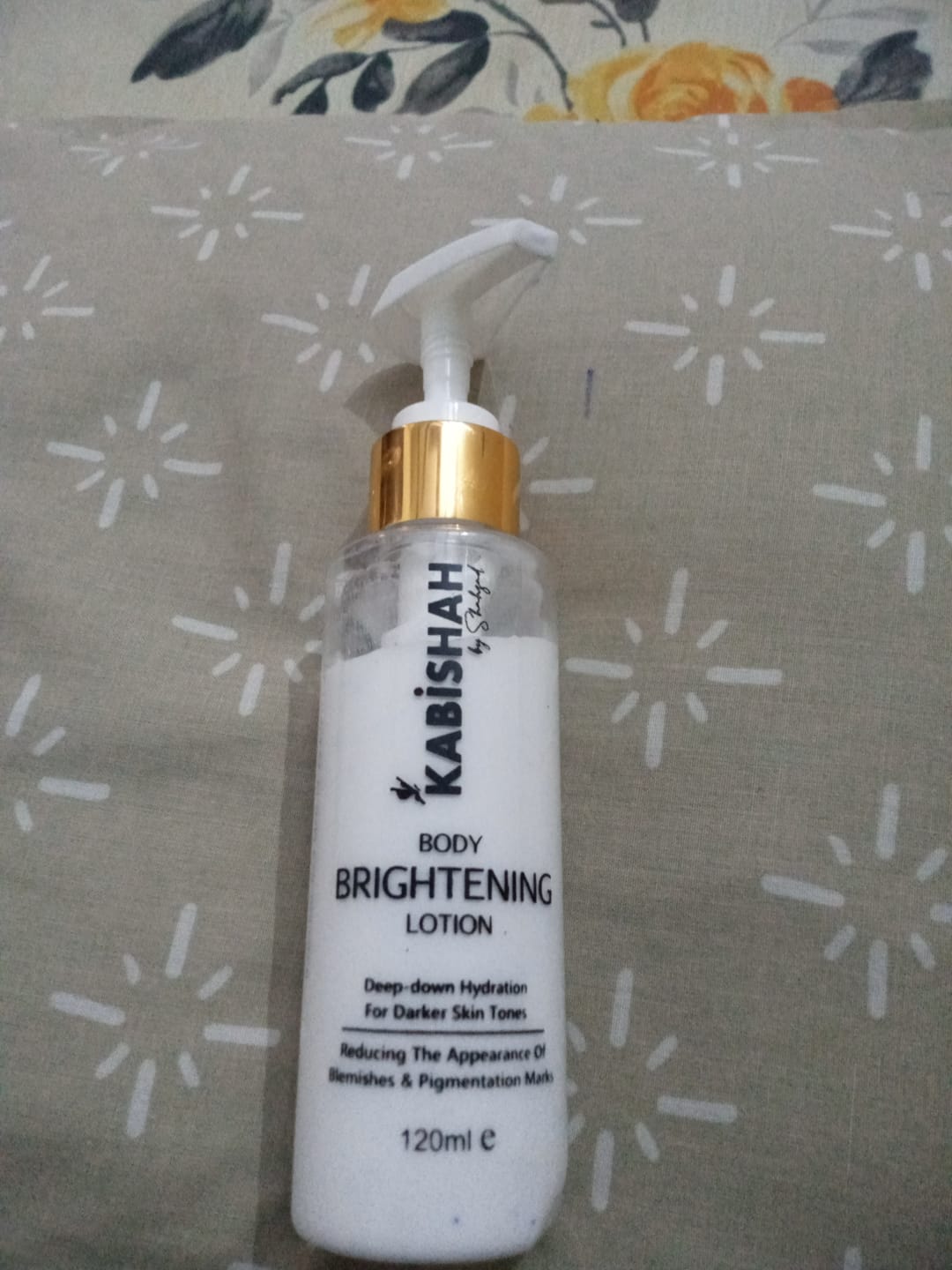 Customer photo review of DazzleSkin Body Hydrating Lotion