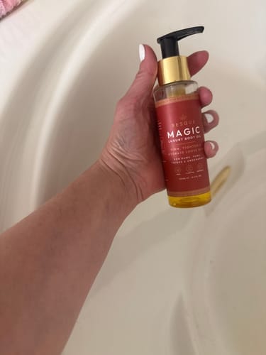 Customer photo review of Besque® Magic Body Oil - 100ml