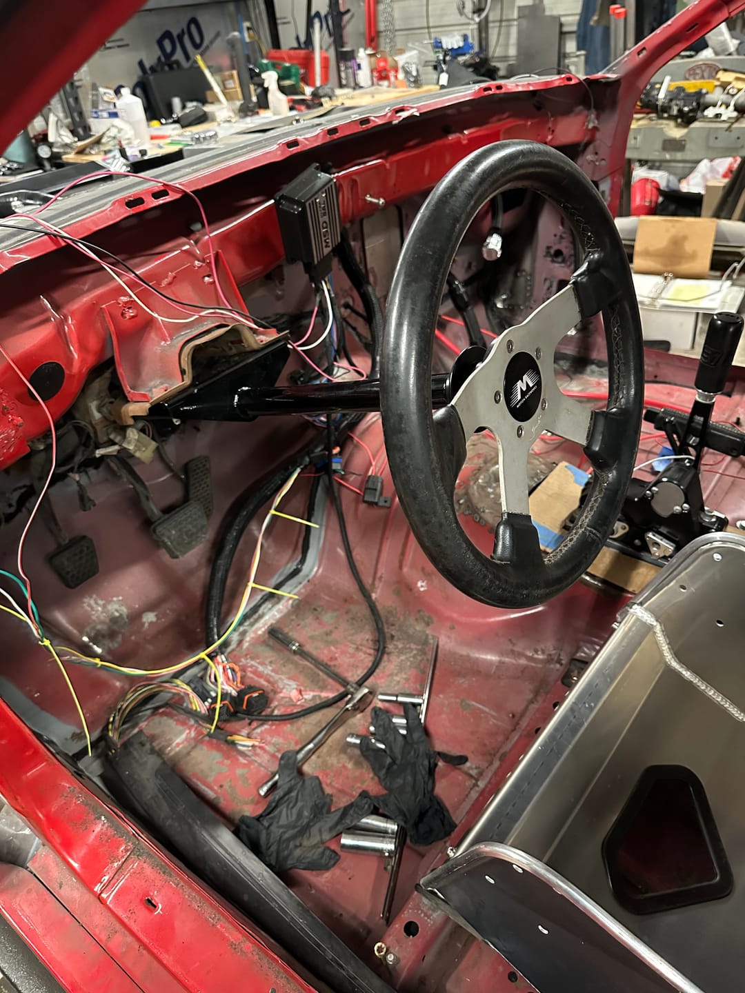 Customer photo review of 1982-2002 Camaro/Firebird F-Body Chromoly Lightweight Steering Column