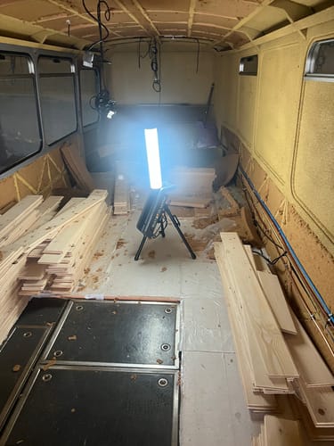 Customer photo review of 18V Hybrid LED Work Light 360° - Incl. 2.0Ah Battery and Charger