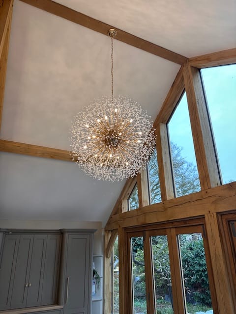 Customer photo review of 20-Light Oversized Large Luxury Sputnik Firework Chandelier