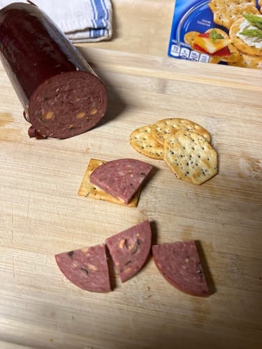Customer photo review of Beef & Pork Summer Sausage