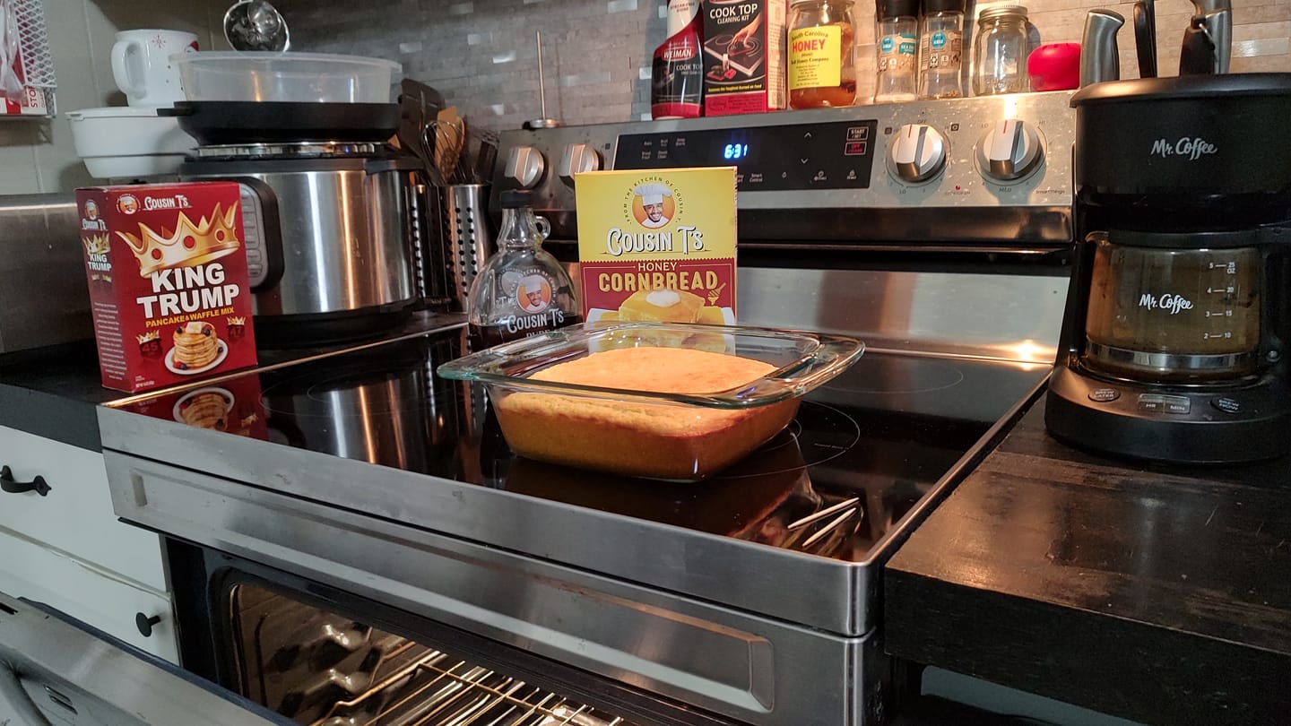 Customer photo review of Cousin T's Pure Maple Syrup