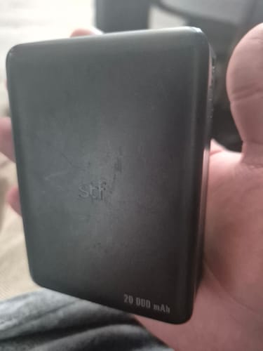 Customer photo review of Bateria Portatil Power Bank STF 20000 mAh 22W Carga Ultra Rapida
