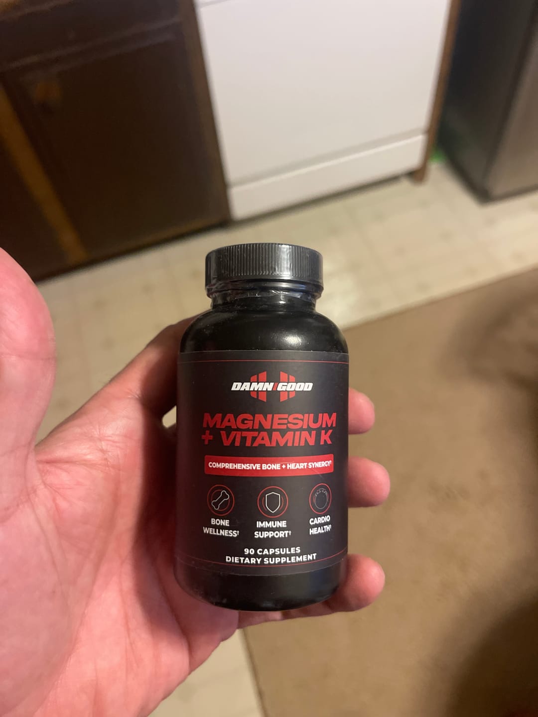 Customer photo review of Damn Good™ Magnesium + Vitamin K