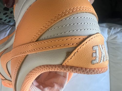 Customer photo review of Nike Dunk Low Peach Cream Womans