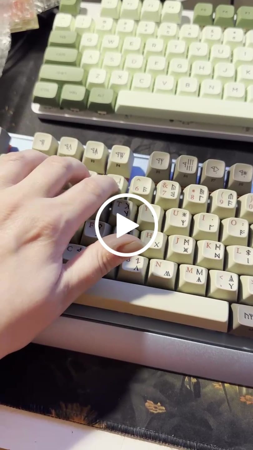 Customer video review of KEYGEEK Y2 LINEAR SWITCH FACTORY LUBED (10PCS)