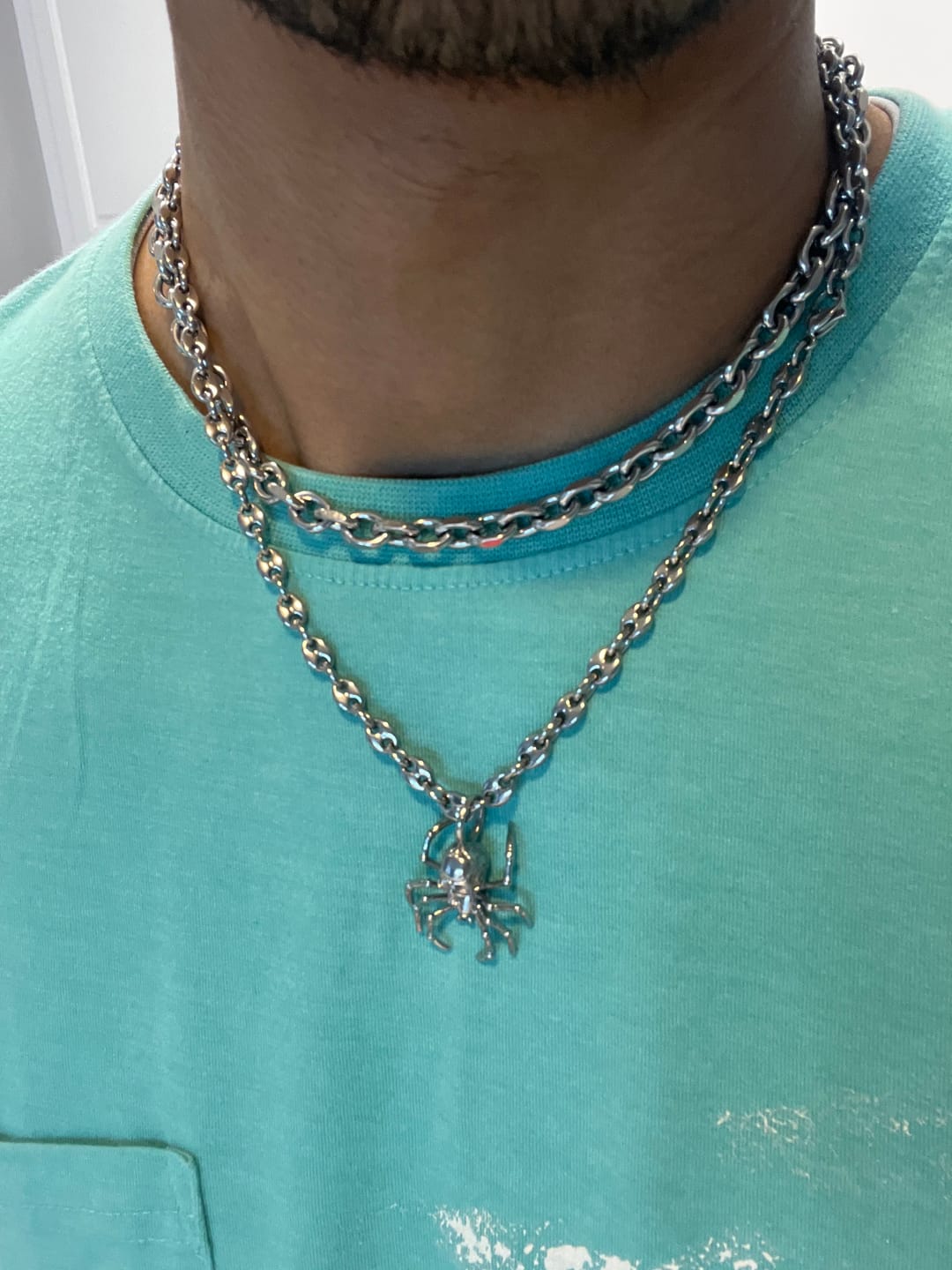 Customer photo review of 4MM MINI INFINITY CHAIN