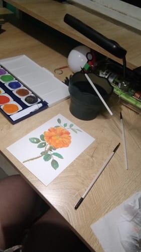 Customer photo review of Faber-Castell Click & Go - Vaso Plegable para Agua